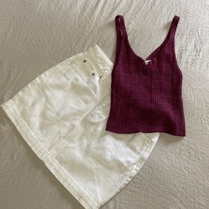 F21 miniskirt and tank top bundle